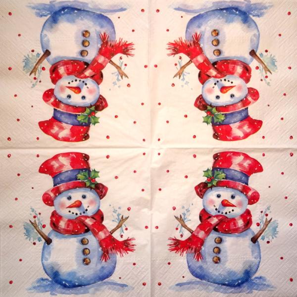 054 Snowman - 3-ply - Ambiente